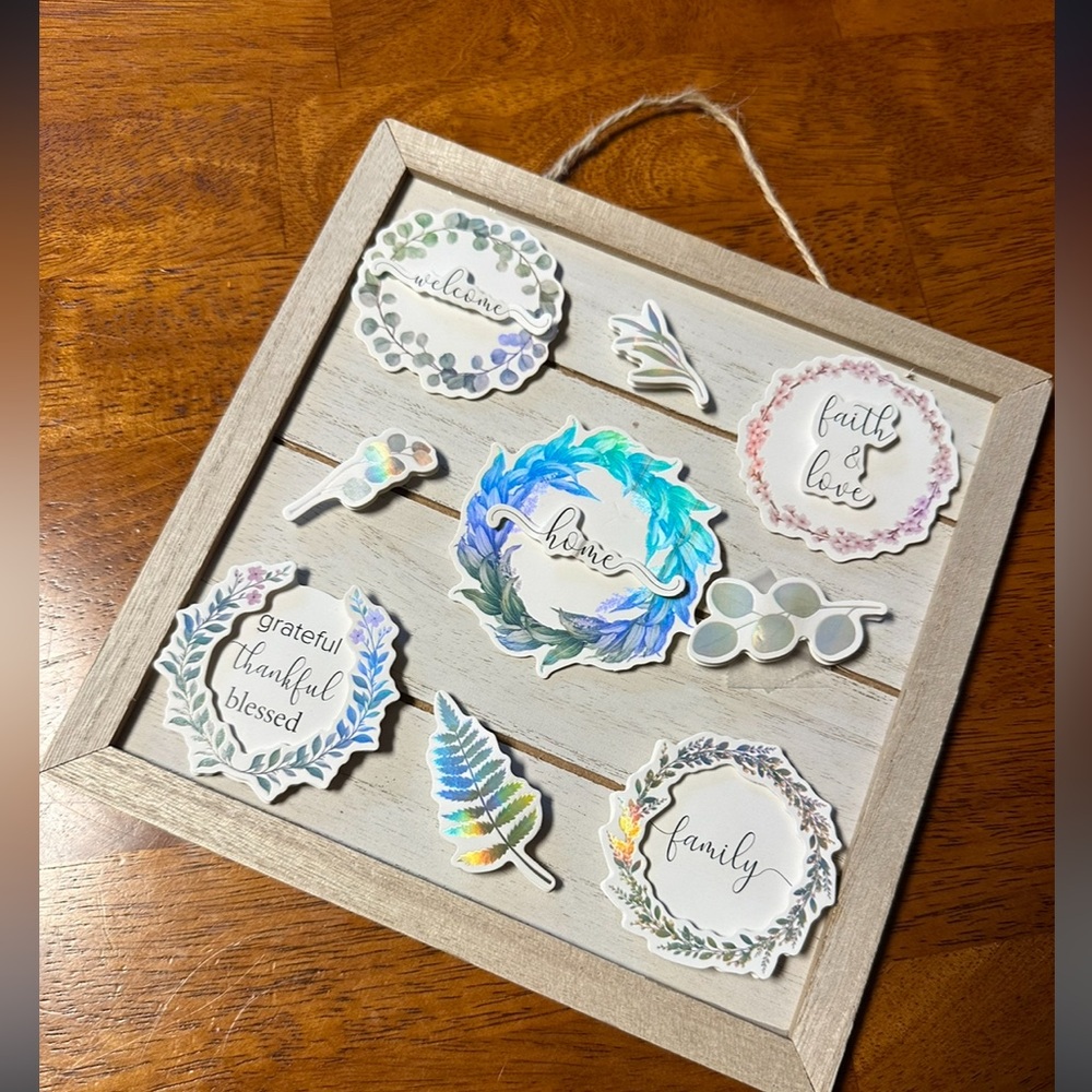 HANDMADE IVY FAMILY/ GRACE/ COMFORTING HOME WOODEN SIGN